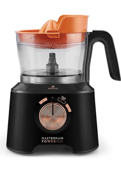 Premium Blender Hamur Yoğurma ve Smothe 11 In 1 Mutfak Robotu Black Copper 2500W