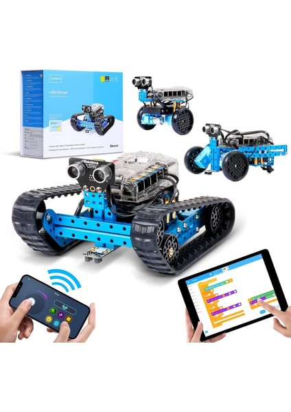 Mbot Ranger, 3'ü 1 Arada Programlanabilir Robot Yapım Seti
