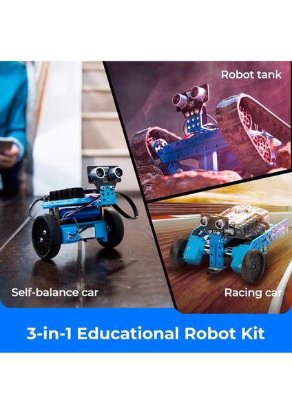 Mbot Ranger, 3'ü 1 Arada Programlanabilir Robot Yapım Seti