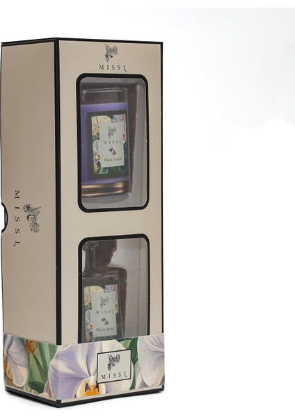 Black Orchid Oda Kokusu ve Vegan Mum Hediye Seti fiyatları