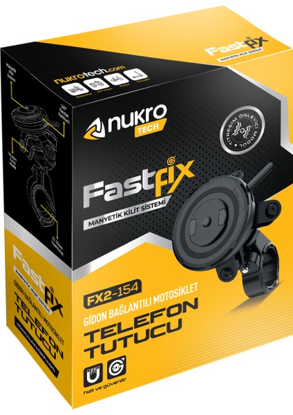Fastfix FX2-154 Titreşim Modüllü Telefon Tutucu