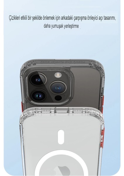 Iphone 14 Pro Max Kılıf Ramos Magsafe Kapak - Şeffaf Bstmy indirimleri