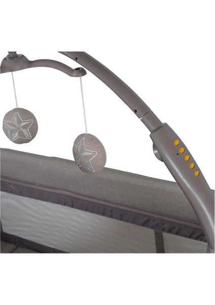 70*120 Sallanır Dönenceli Alt Açmalı Oyun Parkı Park Yatak+ Yatak + Oyuncak