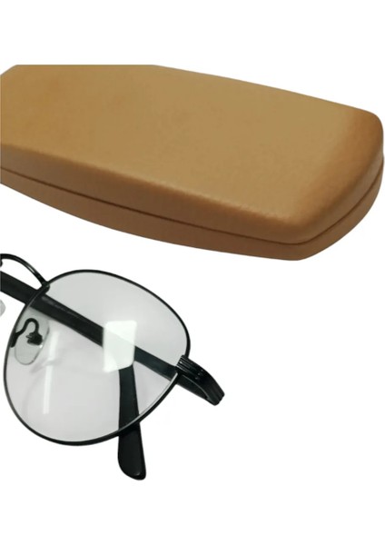 Gözlük Kılıfı Optik Çerçeve Için (Sert) Silme Bezi Hediyeli