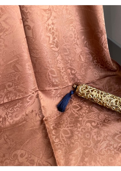 Vavscarfs Sarmaşık Etnik Desen Pamuk Jakar Şal Taba fiyatları