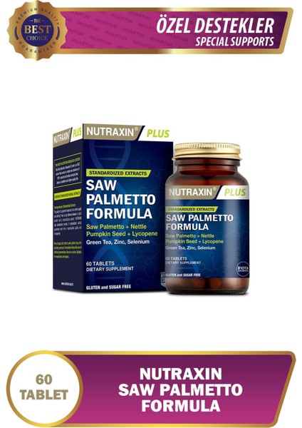 Nutraxin Saw Palmetto Formula 60 Tablet