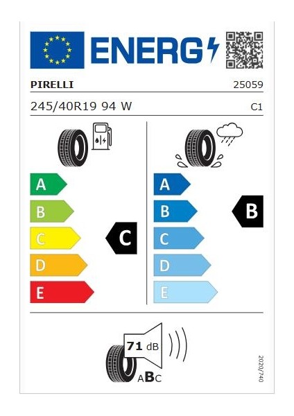 245/40 R19 94W S-I Cinturato P7 Oto Yaz Lastiği (Üretim Yılı:2024) fiyatları