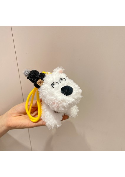 5 Inç Karikatür Köpek Yavrusu Kolye Peluş Oyuncak Köpek Bebek Anahtarlık (Yurt Dışından)