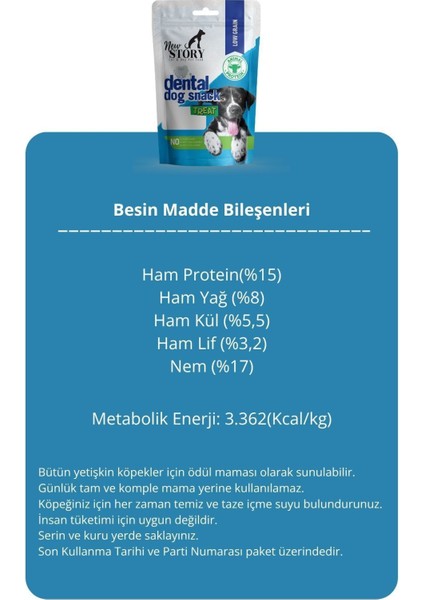 Dog Dental 3 x 80 gr Ağız Kokusu, Diş Sağlığı, Dental Anti Tartar fırsatları
