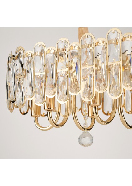 Tortes 80'lik Gold Kristal Taşlı Avize fiyatları