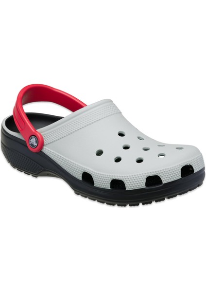 211265 Classic Retro Sport Clog T Gri-Turuncu Çocuk Terlik