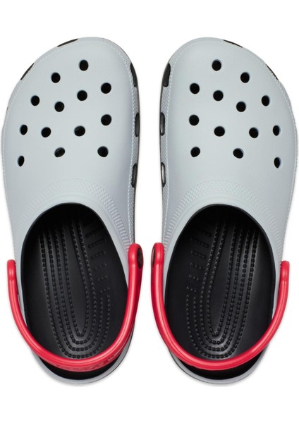 211265 Classic Retro Sport Clog T Gri-Turuncu Çocuk Terlik modelleri