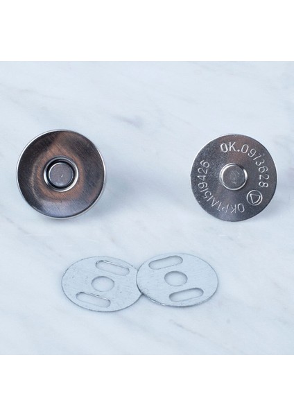 Hepohep Buffer Loren Manyetik Gümüş Metal 5 Li Çıt Çıt Set fiyatları