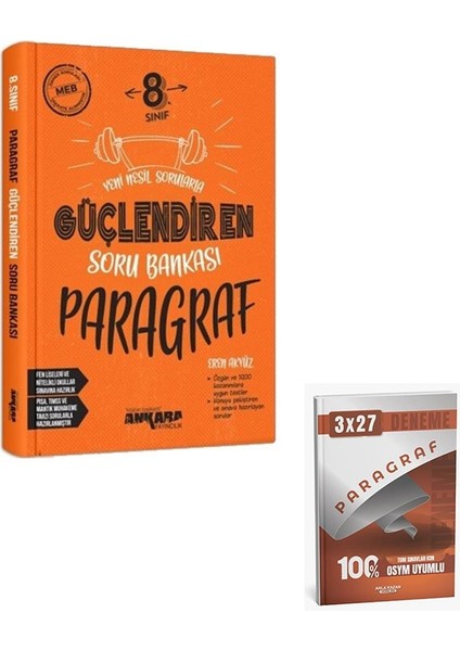 Ankara 2026 8. Sınıf Lgs Güçlendiren Paragraf Soru Bankası+Anla Kazan Paragraf