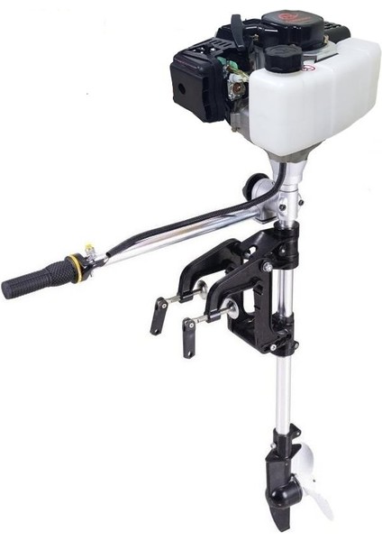 520B 2 Zamanlı 2,5 Hp Kısa Şaft Dıştan Takma Tatlı ve Tuzlu Su Motoru