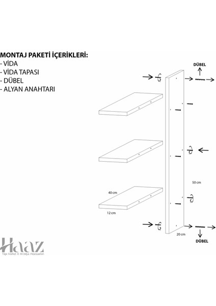 Klozet Üstü Raf