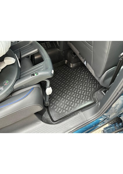 Volkswagen Tayron 3D Siyah Havuzlu Paspas 2024 ve Sonrası