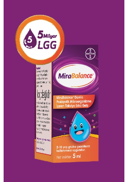 Mirabalance Probiyotik Damla 5 ml