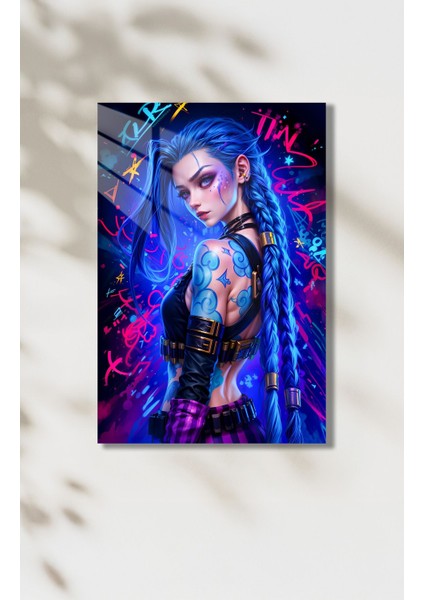 Arcane Jinx Temalı Hd Metal Tablo Poster fiyatları