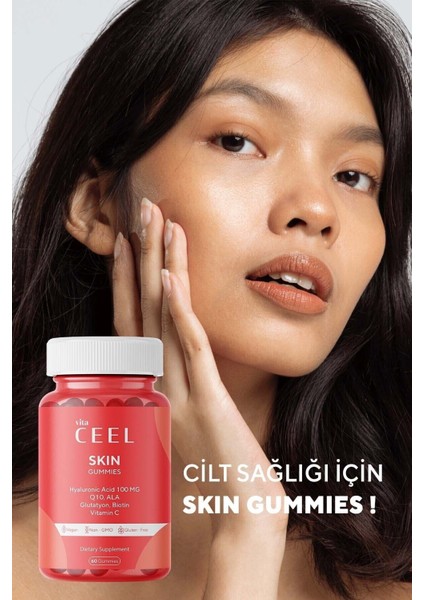Vita Ceel Skin Gummies Cilt Vitamini 60 Gummies