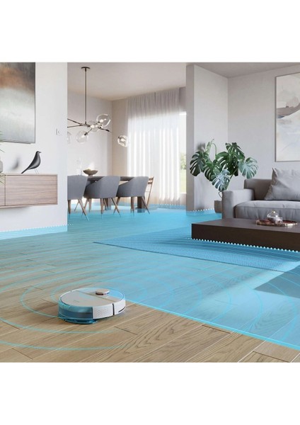 Robot Süpürge-Akıllı Istasyonlu-Uzakdan Bağlantılı-Islak Kuru - Tek Seferde Süpürür ve Siler indirimleri