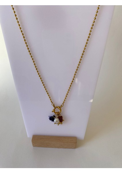 Çelik Gold Güneş Charm Figürlü Kolye modelleri