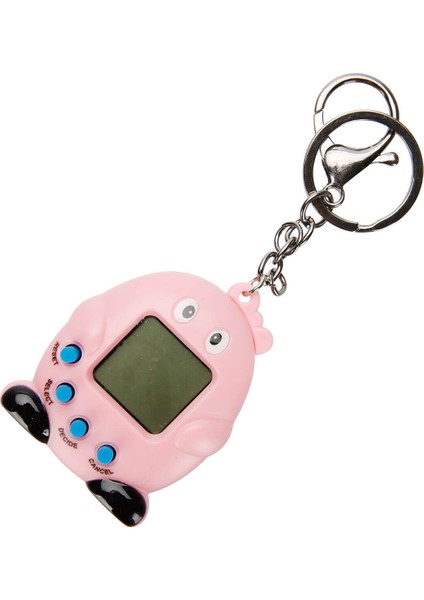 Penguen Şekilli Mini Oyun Konsolu Anahtarlık - Pembe fiyatları
