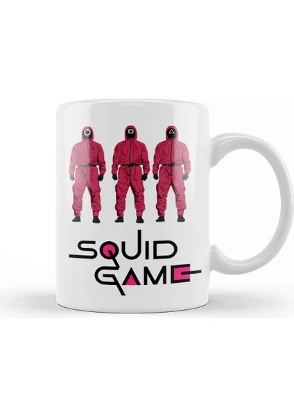 Squid Game 011 Kupa Bardak Porselen
