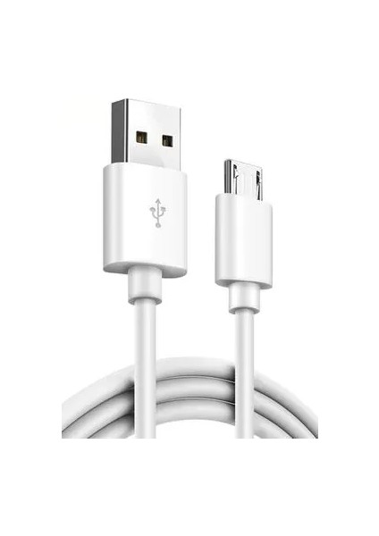 Micro USB Şarj ve Data Kablosu 2.0A 1 Metre Beyaz Renk