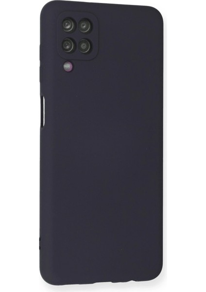 Samsung Galaxy A12 Kılıf Nano Içi Kadife Silikon - Lacivert Bstmy fiyatları