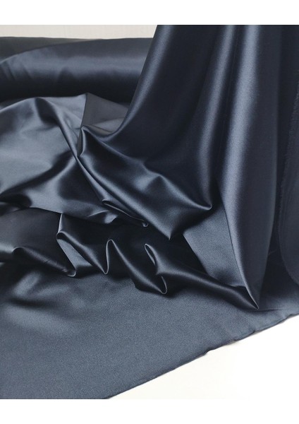 Lacivert Renkte Astarlık Saten En: 145