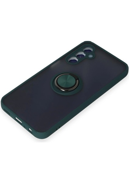 Samsung Galaxy M34 5g Kılıf Montreal Yüzüklü Silikon Kapak - Yeşil Bstmy fırsatları