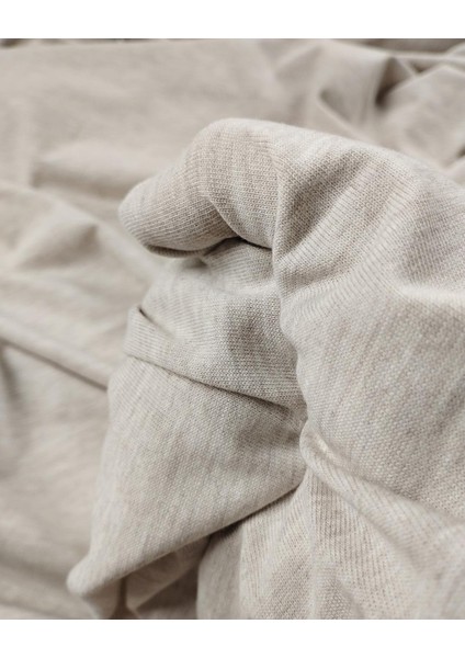 Kırçıllı Bej Renkte Tok Süprem Penye En: 180