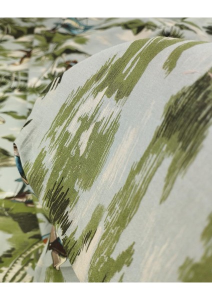 Koyu Yeşil Renklerde Pamuk Vual (En 130 cm x Boy 235 Cm) fiyatları