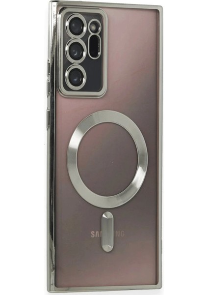 Samsung Galaxy Note 20 Ultra Kılıf Kross Magneticsafe Kapak - Titan Gri Bstmy