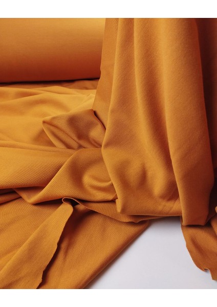 Hardal Renkte Interlok Örme En: 165