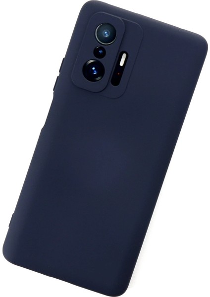 Xiaomi Mi 11T Pro Kılıf Nano Içi Kadife Silikon - Lacivert Bstmy modelleri