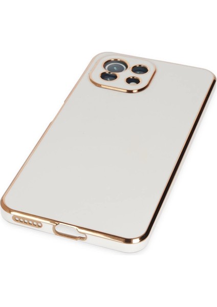 Xiaomi Mi 11 Lite Kılıf Volet Silikon - Beyaz Bstmy
