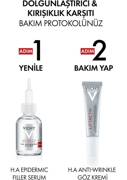 Asfstore Vichy Liftactiv Yüz ve Göz Çevresi Serumu 30 ml + Göz Kremi 15 ml fiyatları