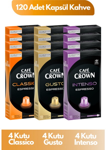 120'LI Kapsül Kahve Nespresso Uyumlu Mega Paket - 120 Al 80 Öde!