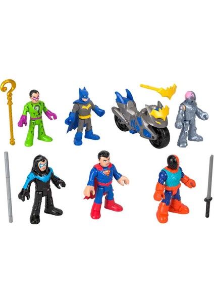 Dc Super Friends Deluxe Figür Paketi HXF94 modelleri