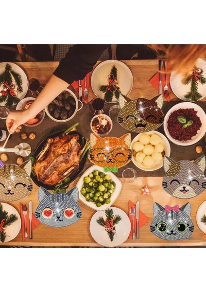 Elmas Boyama Bardak Altlığı Seti Yetişkinler ve Çocuklar Için Eğlenceli Eğitici Elmas Boyama Seti fırsatları