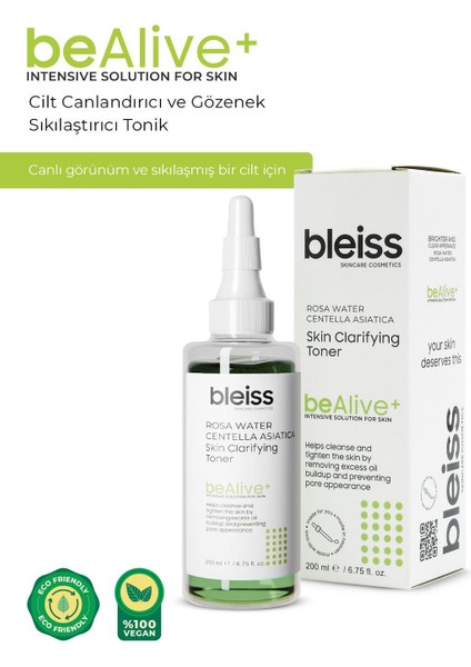 Bleiss Bealive+ Cilt Canlandırıcı ve Tonik 200 ml fiyatları