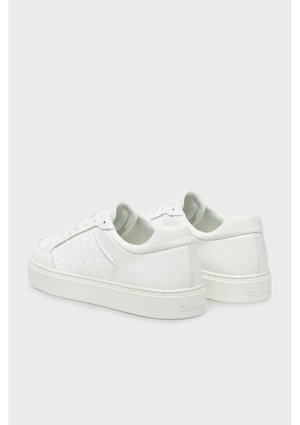 Deri Monogram Logo Baskılı Sneaker Ayakkabı HM0HM018990K4 Erkek Ayakkabı HM0HM01899 0k4 fırsatları