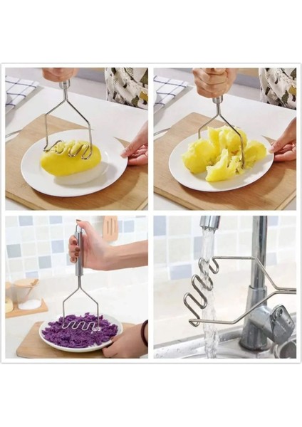 Paslanmaz Çelik Patates Ezici - Püre Yapıcı 24 cm fiyatları