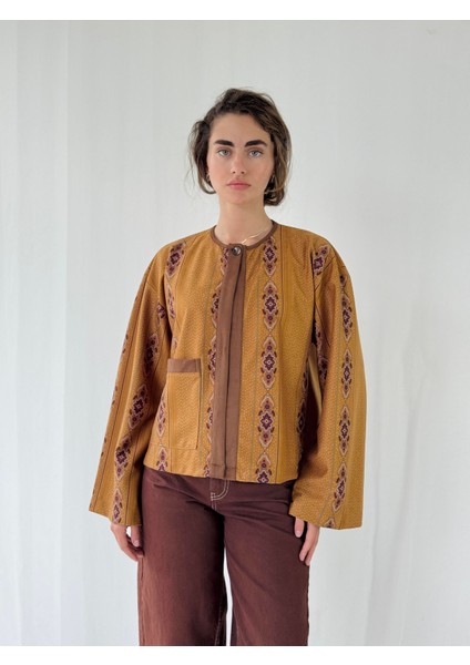 Panço Hafif Ceket Kadın Camel fırsatları