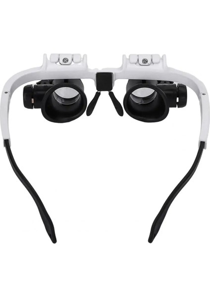 Pilli Ayarlanabilir 2 LED Işıklı Büyüteçli Gözlük 8x, 15X, 23X fırsatları
