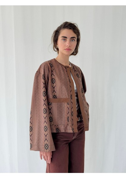 Panço Hafif Ceket Kadın Vizon