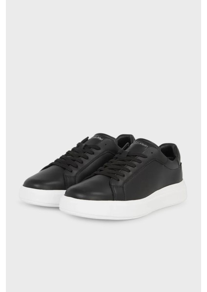 Deri Logolu Kalın Taban Sneaker Ayakkabı HM0HM01016BEH Erkek Ayakkabı HM0HM01016 Beh