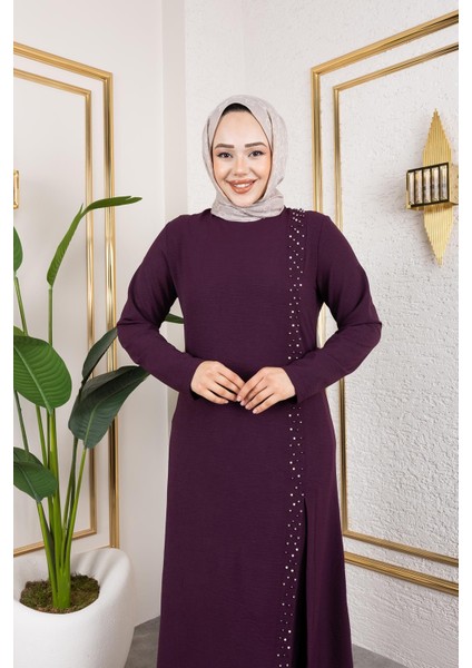 Inci Detaylı Tesettür Ikili Takım Gül Kurusu indirimleri